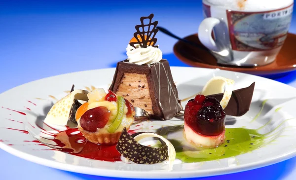 Die Mini-Desserts — Stockfoto
