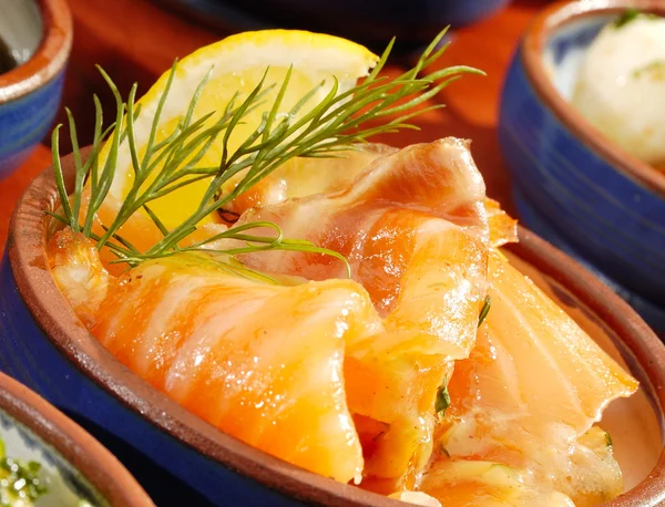 Salmone affumicato — Foto Stock