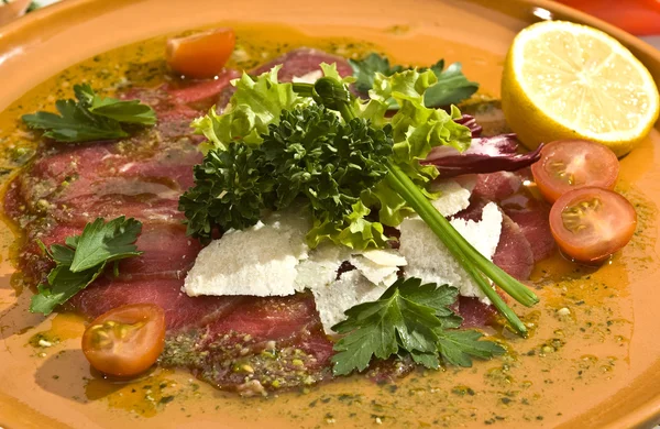 Carpaccio Mexican speciality — Stock Photo, Image