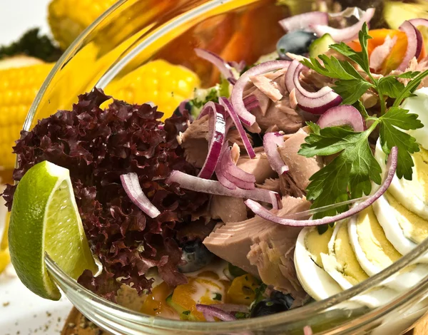 The tuna salad Mexican style — Stock Photo, Image