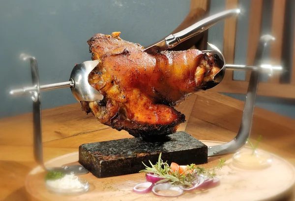 Rodilla de cerdo al horno — Foto de Stock