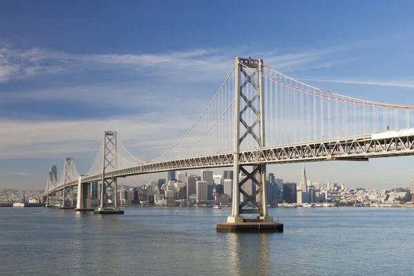 San Francisco and Bay bridge — Stock Photo, Image