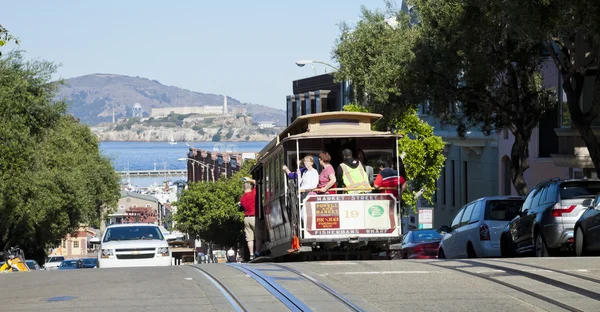 SAN FRANCISCO - NOVEMBER 3rd: The Cable car tram, November 3rd, — Stock Photo, Image