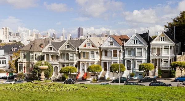 SAN FRANCISCO, USA - Painted Ladies — Stock Photo, Image