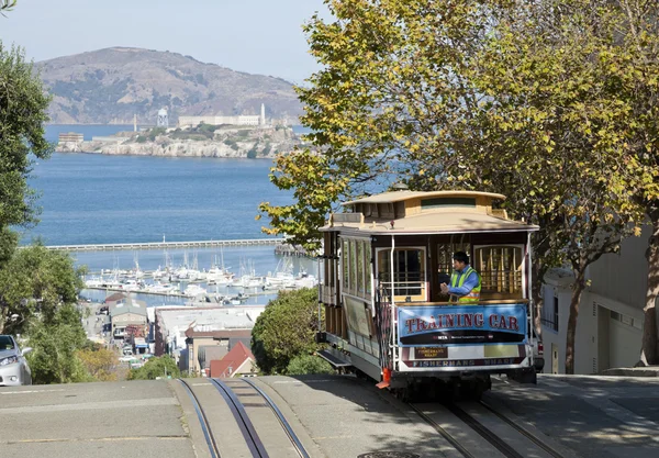 SAN FRANCISCO - NOVEMBRO 2: O eléctrico do teleférico, 2 de Novembro , — Fotografia de Stock