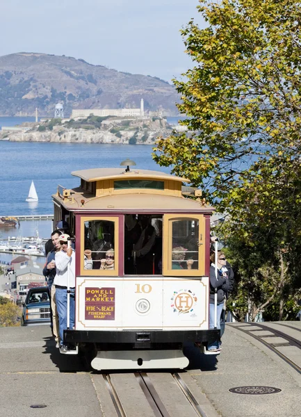 SAN FRANCISCO - 2 NOVEMBRE : Le tramway du téléphérique, 2 novembre , — Photo