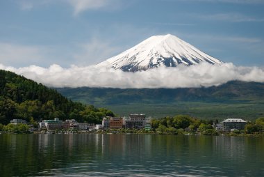 kawaguchiko, Japonya Gölü fuji Dağı