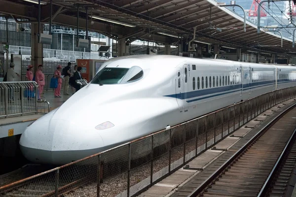 Shinkansen kula tåget — Stockfoto