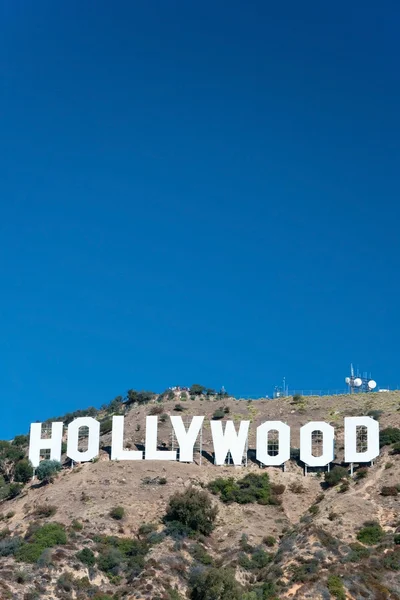 Panneau Hollywood sur les montagnes de Santa Monica à Los Angeles — Photo