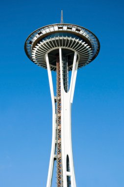 Uzay iğnesi seattle yakın çekim görünümü