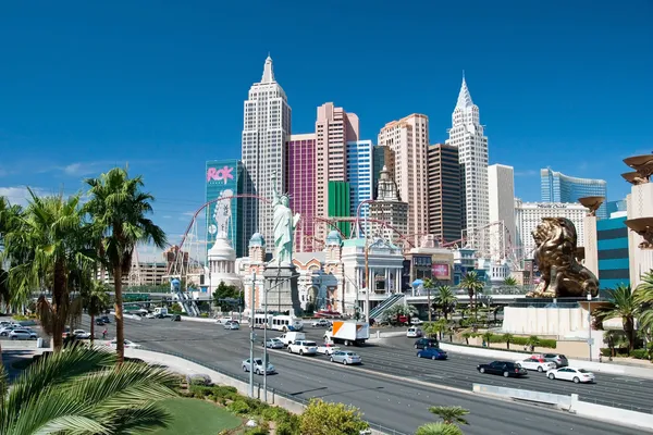 New York-New York on the Las Vegas Strip in Nevada — Stock Photo, Image