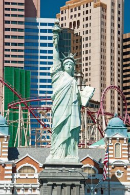 new York'taki Özgürlük heykeli kopyası-new york las