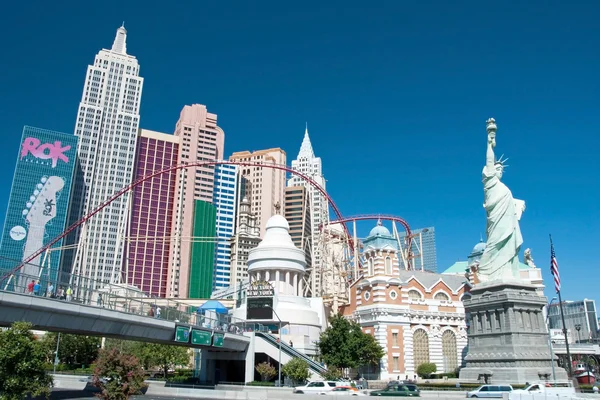 New York-New York on the Las Vegas Strip in Nevada — Stock Photo, Image
