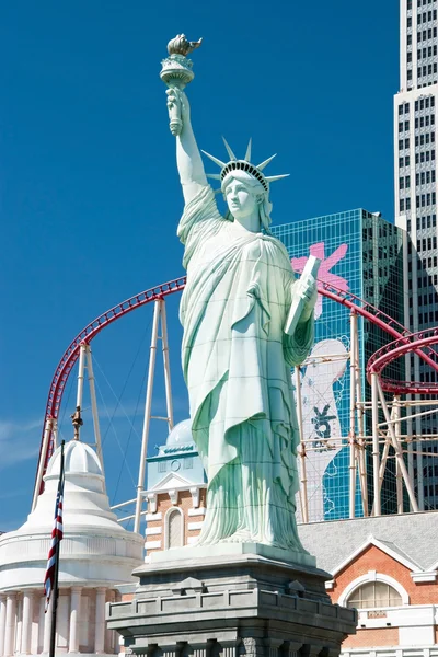 Réplica de la Estatua de la Libertad en Nueva York-Nueva York en el Las — Foto de Stock