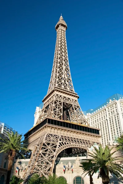 Restaurante Torre Eiffel na Las Vegas Strip Fotos De Bancos De Imagens