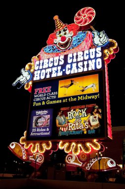 Circus circus otel ve casino resort las vegas strip üzerinde