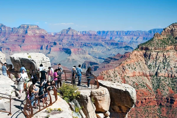 Rim sul do Grand Canyon no Arizona Imagens De Bancos De Imagens