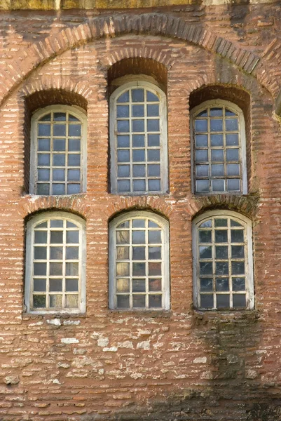 Vieja ventana de Santa Sofía en Estambul Turquía — Foto de Stock