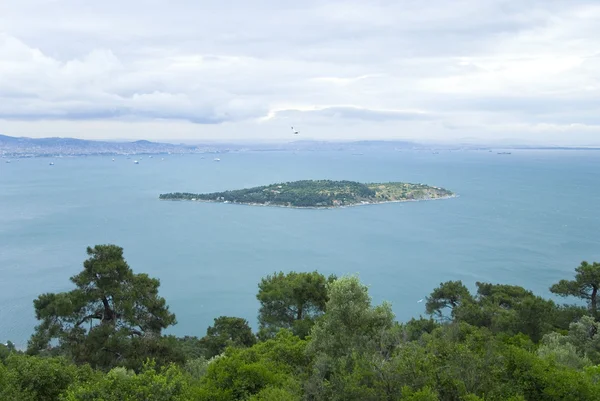 Вид з великий острів в Стамбулі Ліцензійні Стокові Зображення
