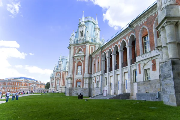 Palác Kateřiny v Moskvě caricyno. — Stock fotografie