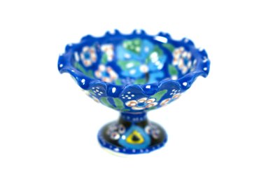 beyaz zemin üzerine Türk Seramik Kütahya