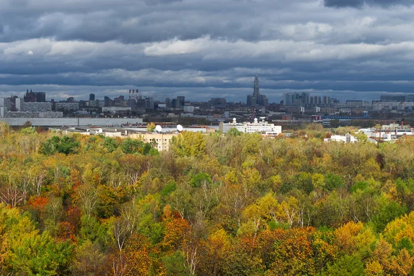 View of Moscow from high after rain — Stock Photo, Image