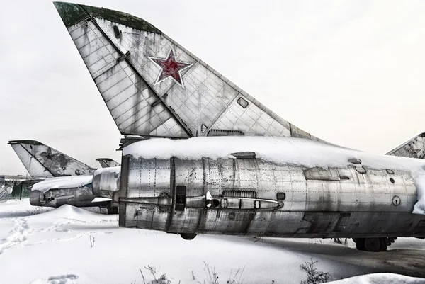 古いソビエト軍用機 — ストック写真
