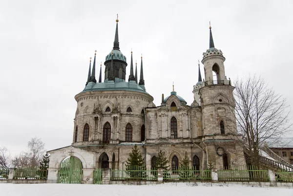 Kościół vladimir ikony Matki Bożej w Bykowo, Moskwa region.russia — Zdjęcie stockowe