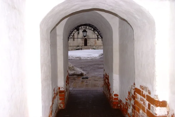 Entrance to the Andronikov Monastery in Moscow — Stock Photo, Image