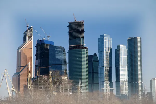 Panoráma, Moscow City, Russia Jogdíjmentes Stock Képek