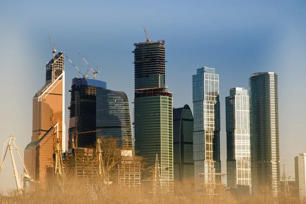 Panorama of Moscow City, Russia Stock Picture