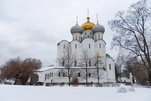 Новодевичий монастырь в Москве, Россия — стоковое фото