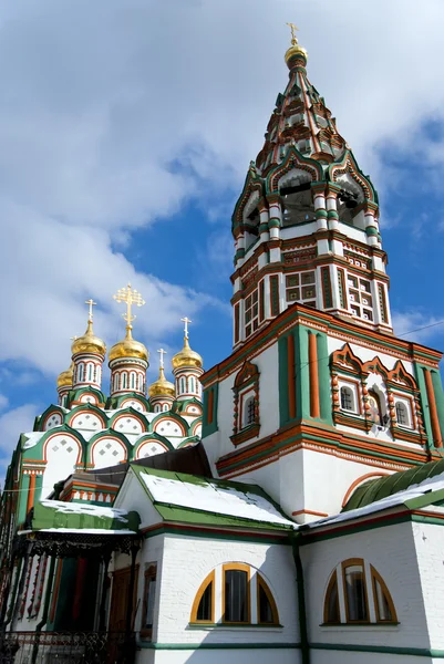 The Church of Saint Nicholas in Moscow Stock Picture
