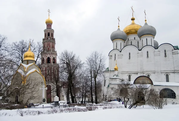 Новодевичий монастырь в Москве, Россия Стоковое Фото