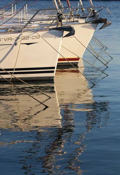 Yachts . Sailboats — Stock Photo, Image