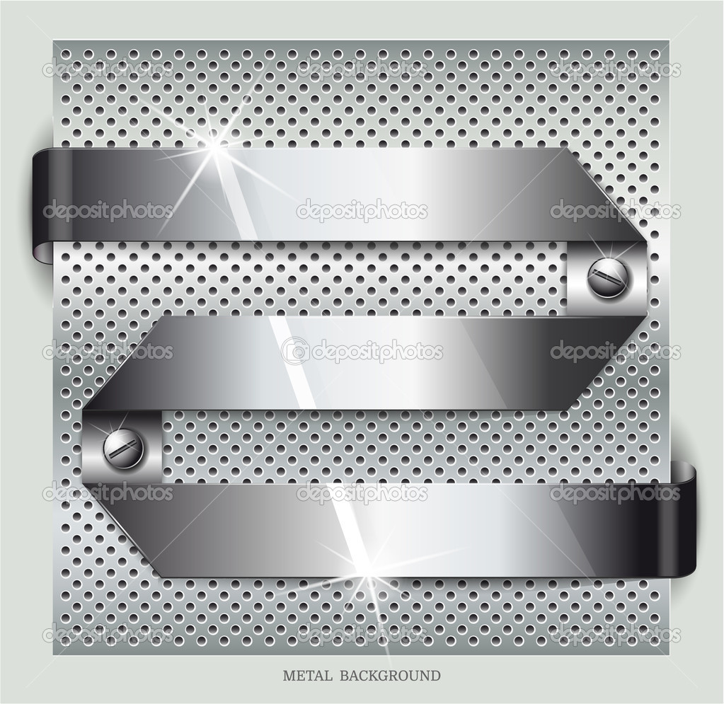 Metal background.Vector illustration