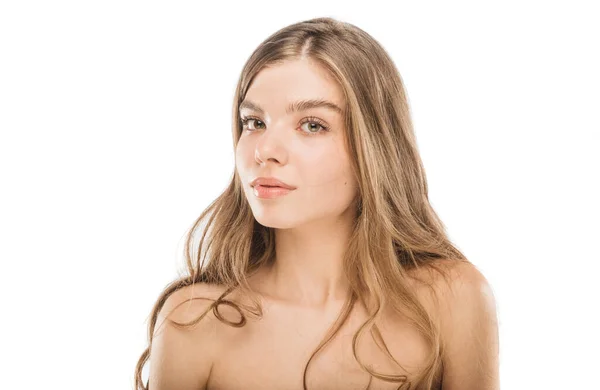Attractive Beautiful Young Girl Fresh Skin Posing — Foto de Stock