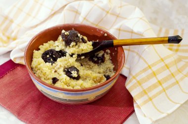 darı püresi ile kuru erik