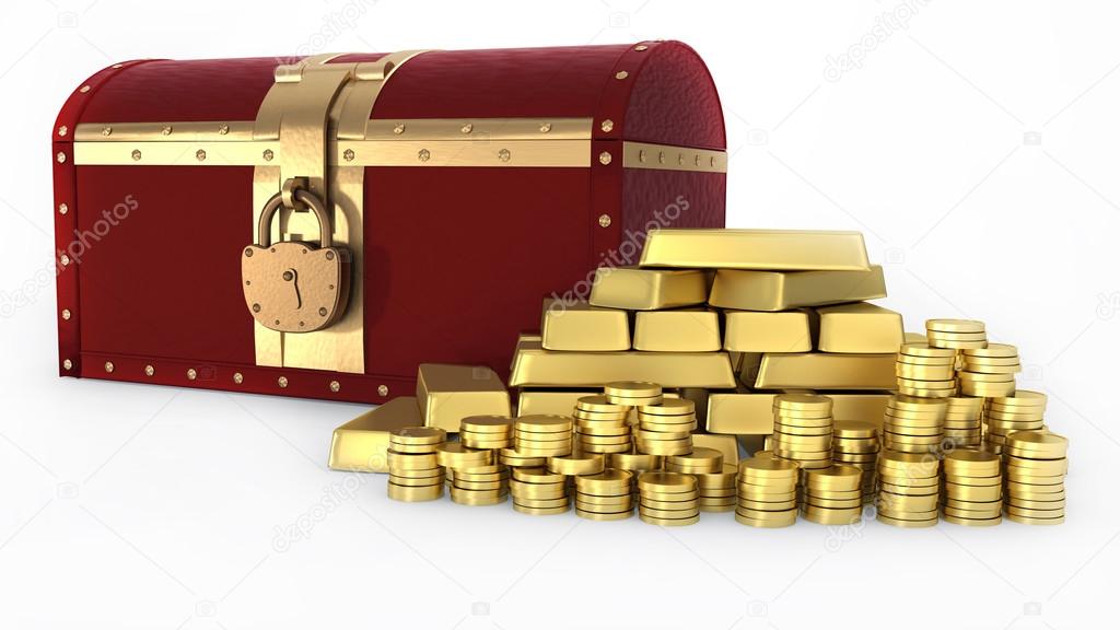 Gold Treasure chest