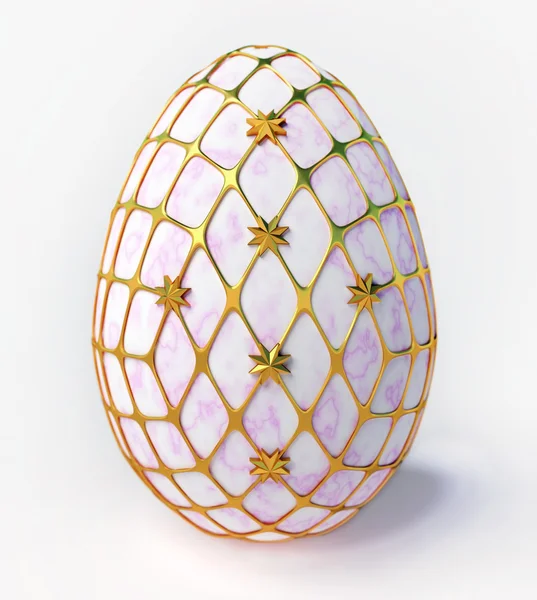 Easter - marble egg — Stock Photo, Image