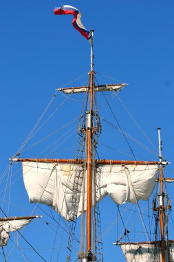 Masts and sails clipart