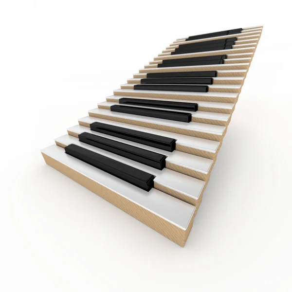 Piano stair — Stock Photo, Image