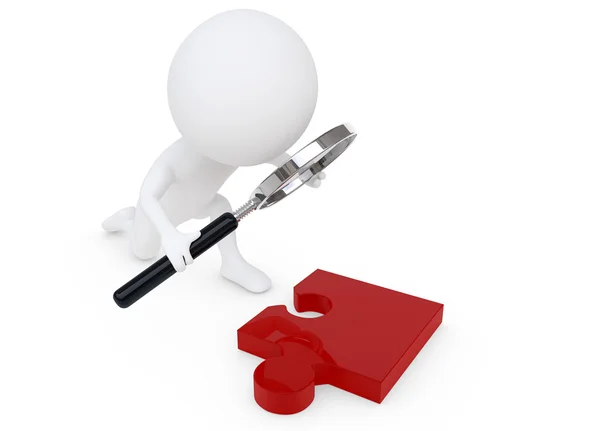 bir Yapboz seyir 3d insansı karakter