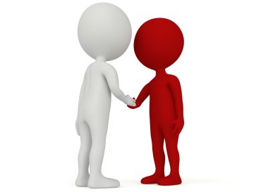 3D insansı karakter sıkışalım