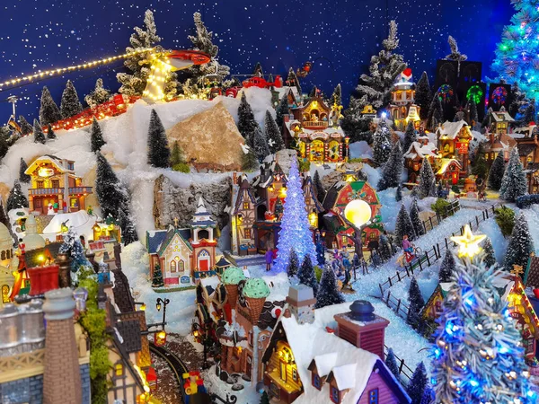 Trento Italy November 2020 Details Beautiful Miniature Christmas Market Christkindlmarkt — стокове фото