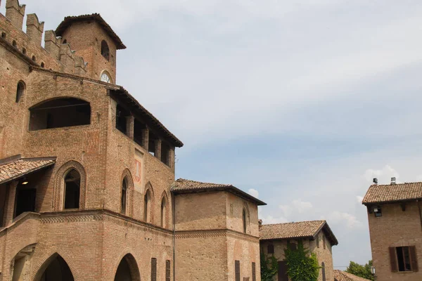 Talya Nın Piacenza Bölgesindeki Emilia Romagna Bölgesindeki Castell Arquato Nun — Stok fotoğraf