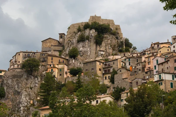 Panoramic view of Cervara di Roma, a beautiful village in Rome Province, Lazio, Italy