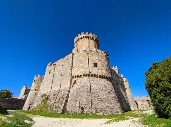 Nerola Italia Septiembre 2022 Vista Panorámica Del Castillo Orsini Pueblo —  Fotos de Stock