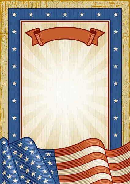 Retro Amerikan çerçeve