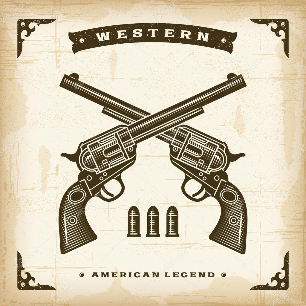 Vintage Western Revolvers